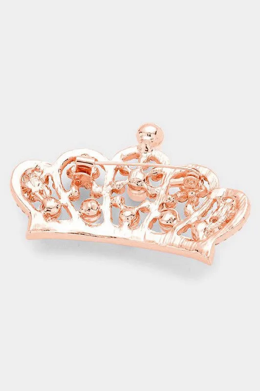 Pearl Crown Pin