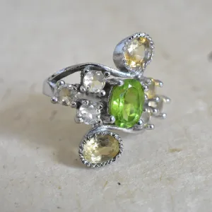 Peridot Sterling Silver Ring