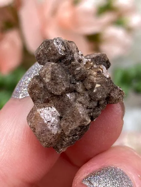 Pink Garnet Clusters