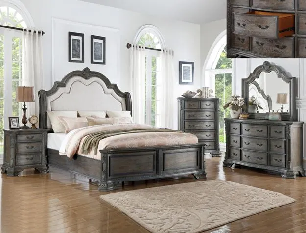 QUEEN BEDROOM SET 5PCS