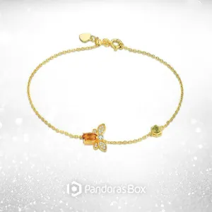 Queen Bee Citrine Bracelet