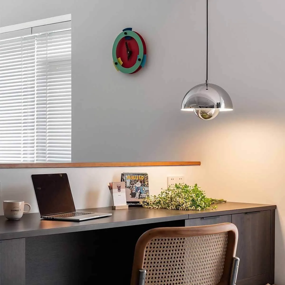 Semi-Circle Bedroom Pendant Light
