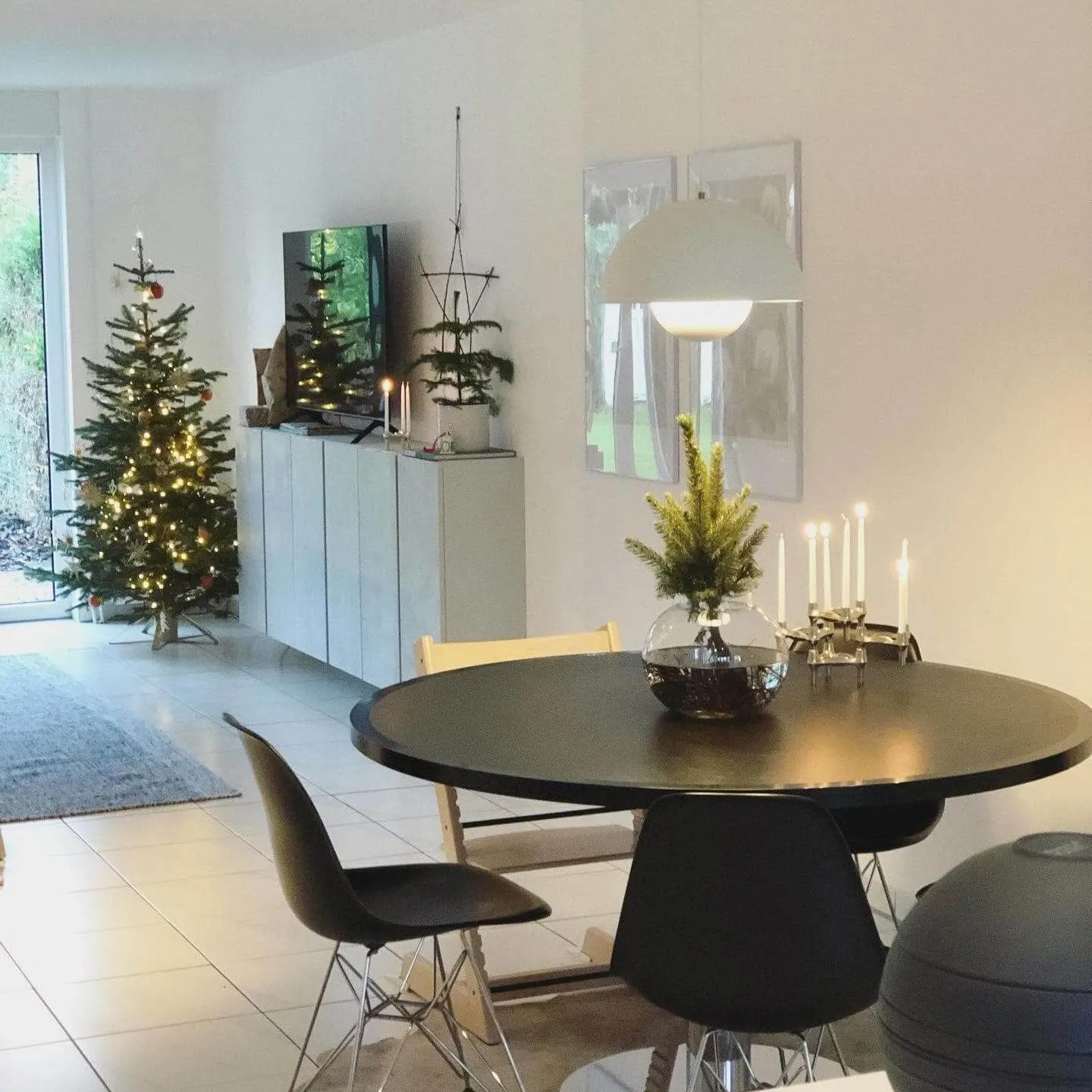 Semi-Circle Bedroom Pendant Light