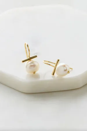 Sienna Earrings | Pearl
