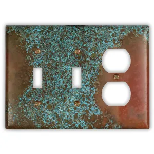 Sierra Copper - 2 Toggle / 1 Duplex Wallplate