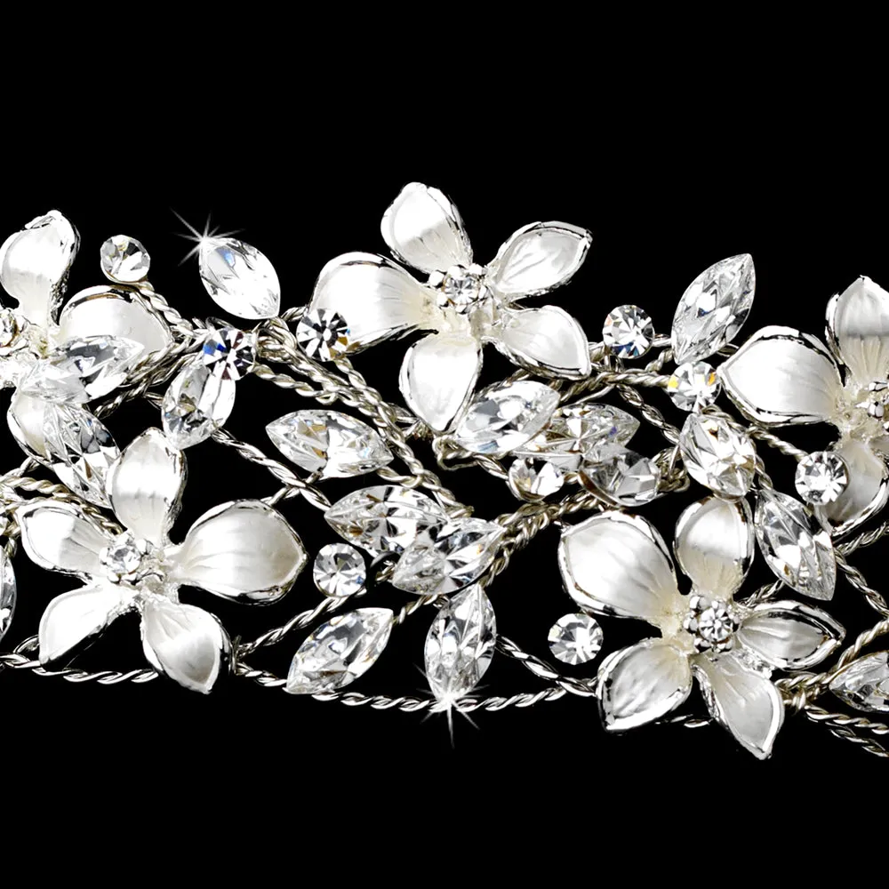Silver Tiara Headband