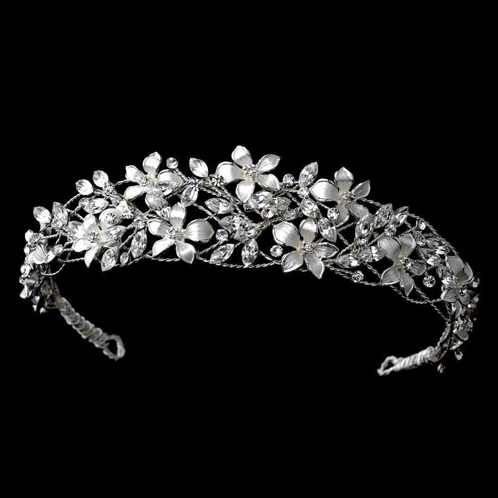 Silver Tiara Headband