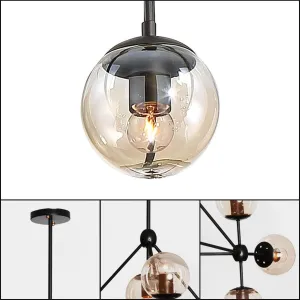 Sparta Modern Glass Chandelier