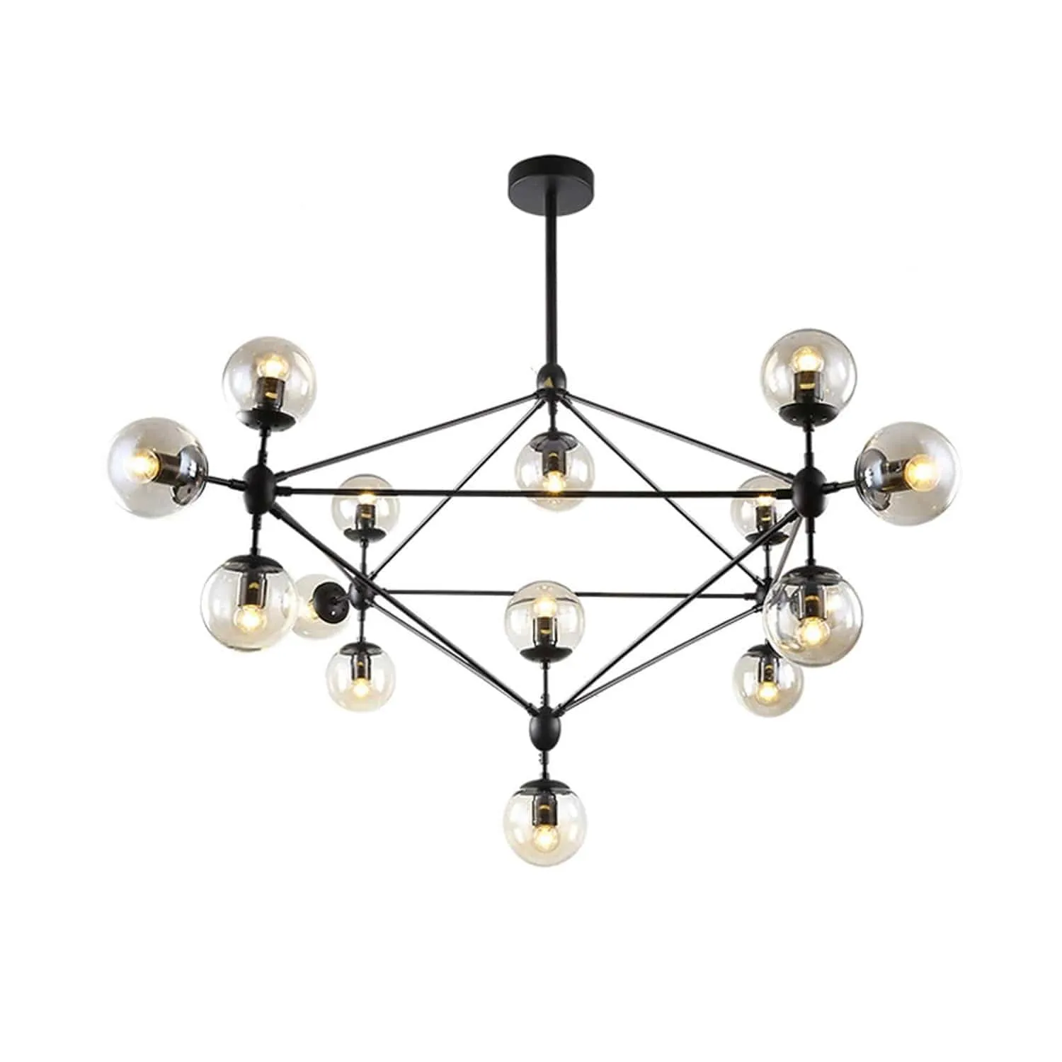 Sparta Modern Glass Chandelier