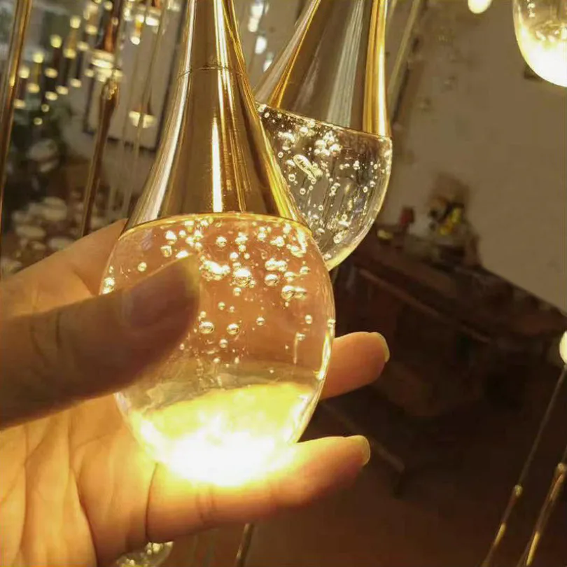 Spumante Crystal Chandelier and Pendants