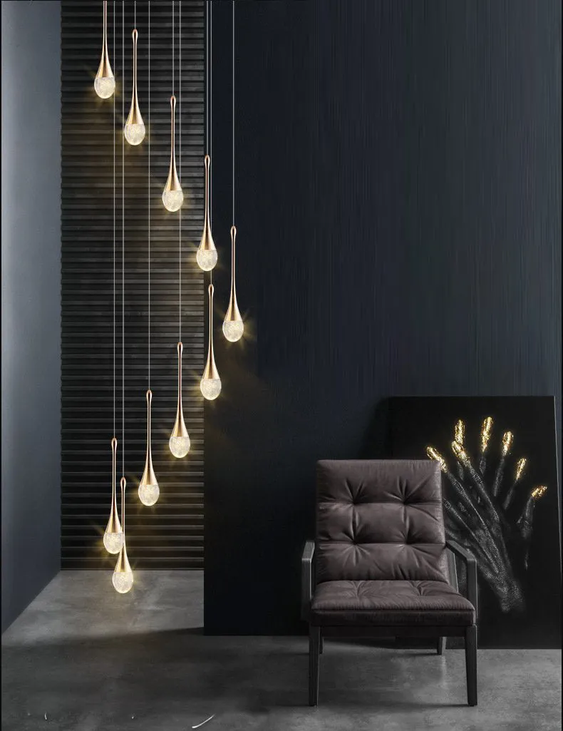 Spumante Crystal Chandelier and Pendants