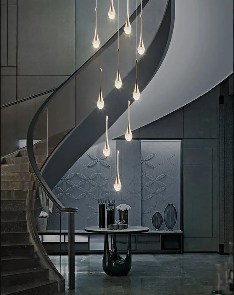 Spumante Crystal Chandelier and Pendants