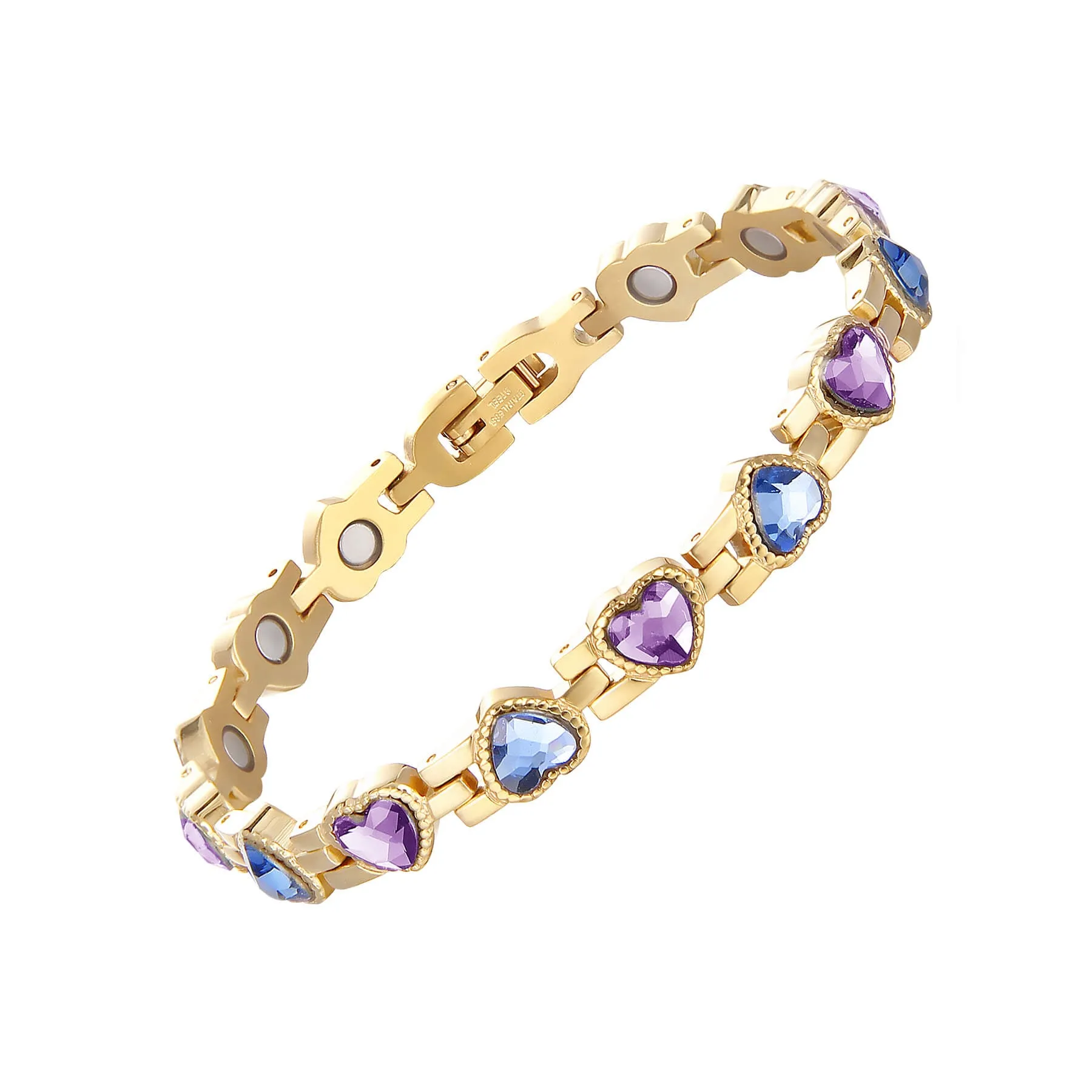Stainless Steel Heart Magnetic Bracelets