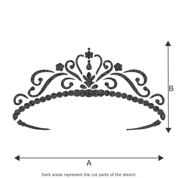 Tiara Stencil