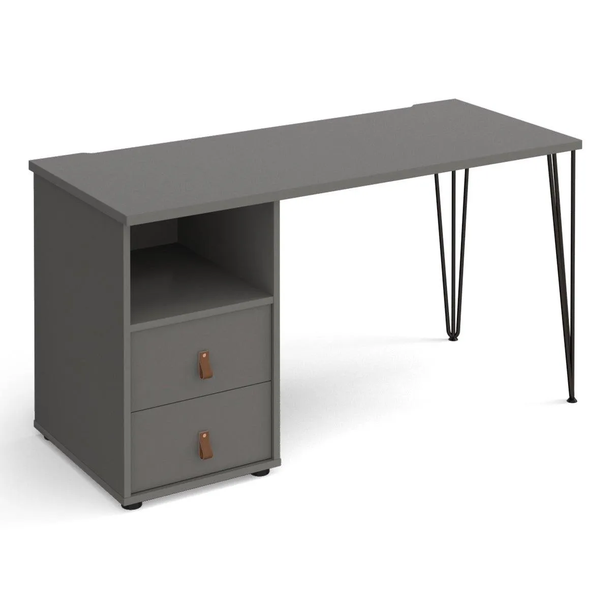 Tikal Computer Desk with Drawers