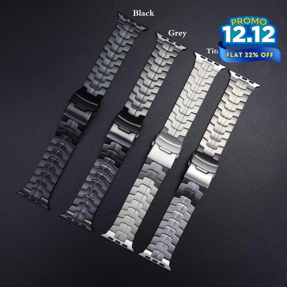 Titanium Chronolink Bracelet For Apple Watch