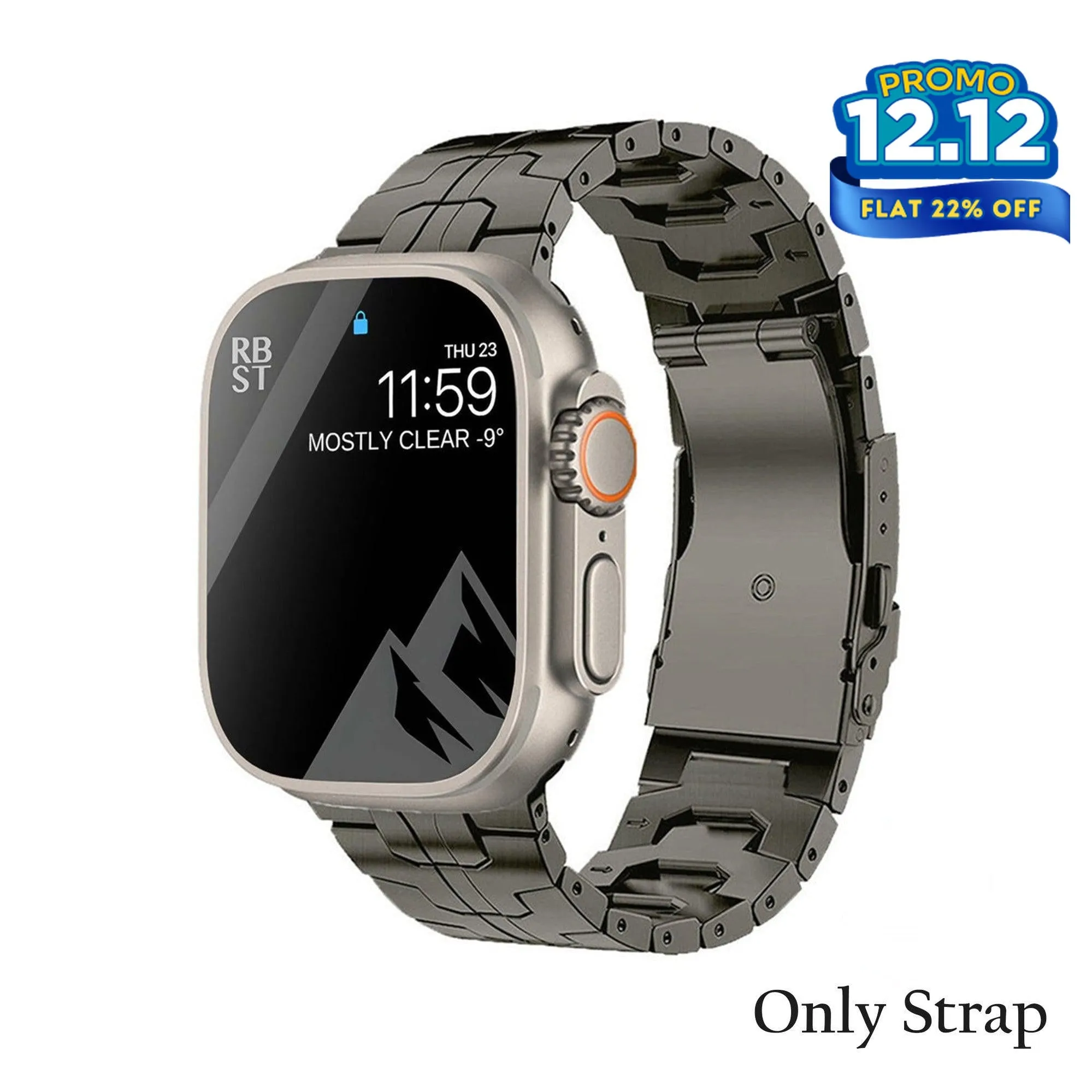 Titanium Chronolink Bracelet For Apple Watch
