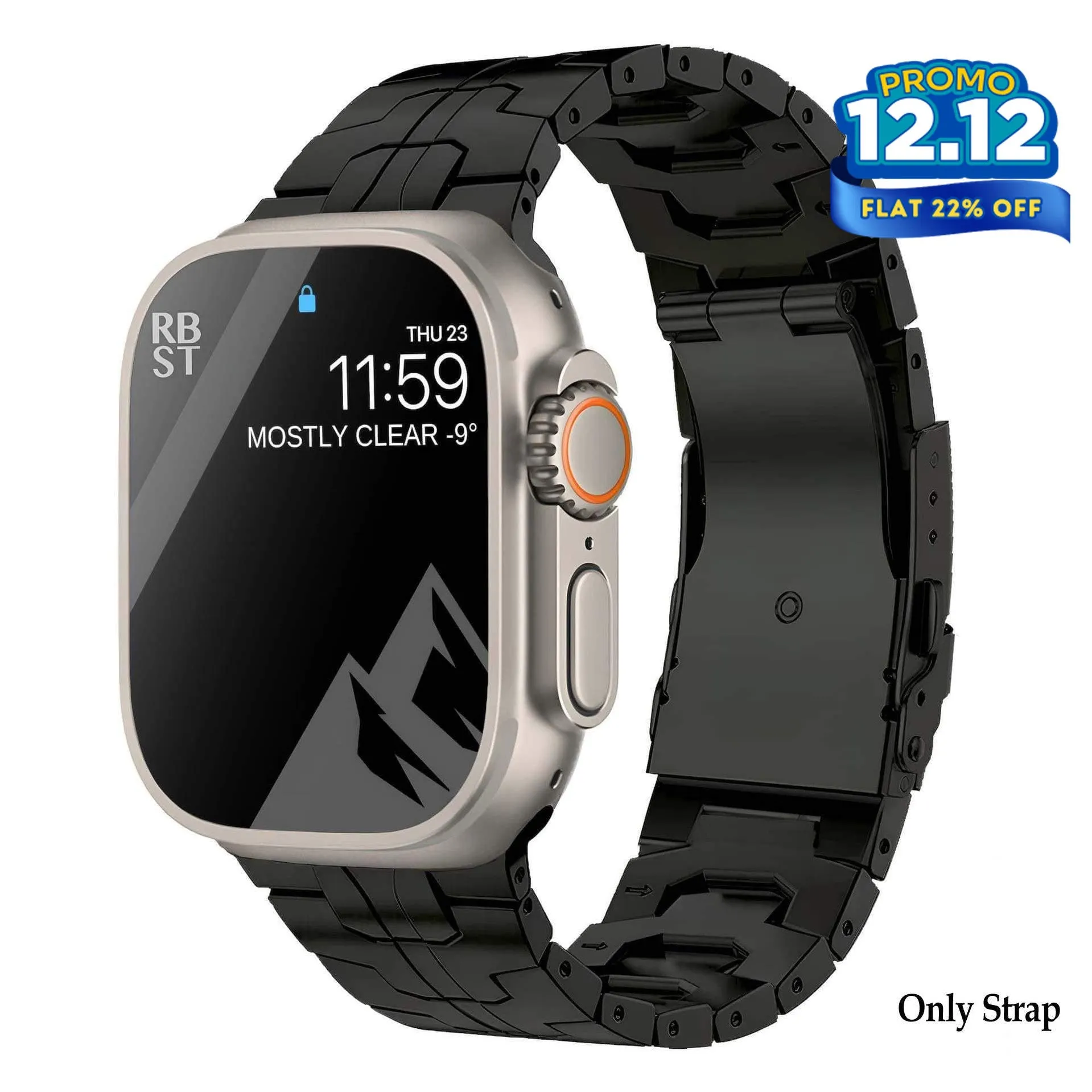 Titanium Chronolink Bracelet For Apple Watch