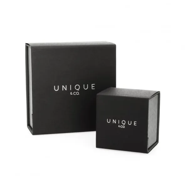 Unique & Co Black Leather Bracelet B176BL