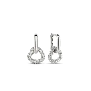 Unique Heart Charm Earrings