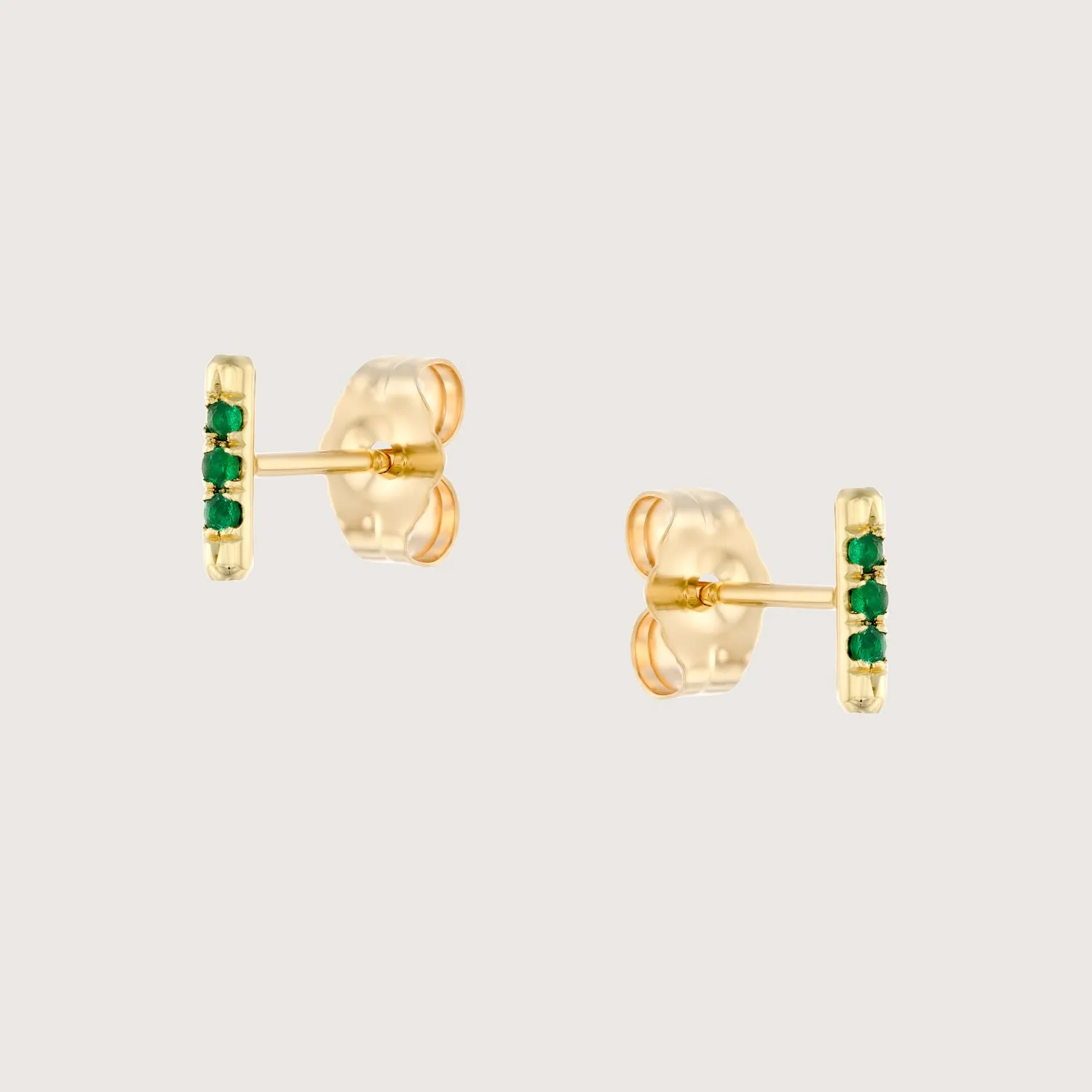 Valerie Piercing Earring Emerald