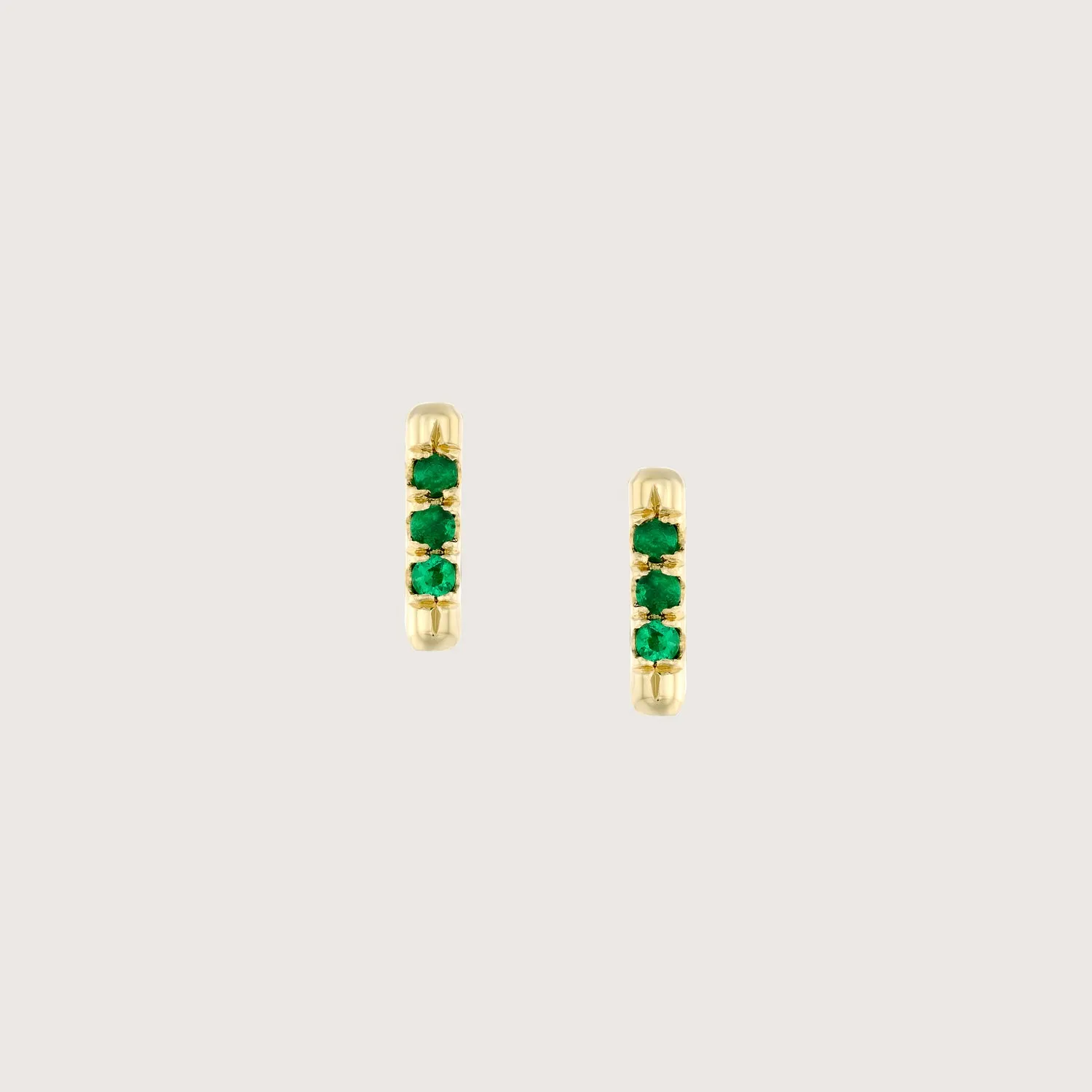 Valerie Piercing Earring Emerald