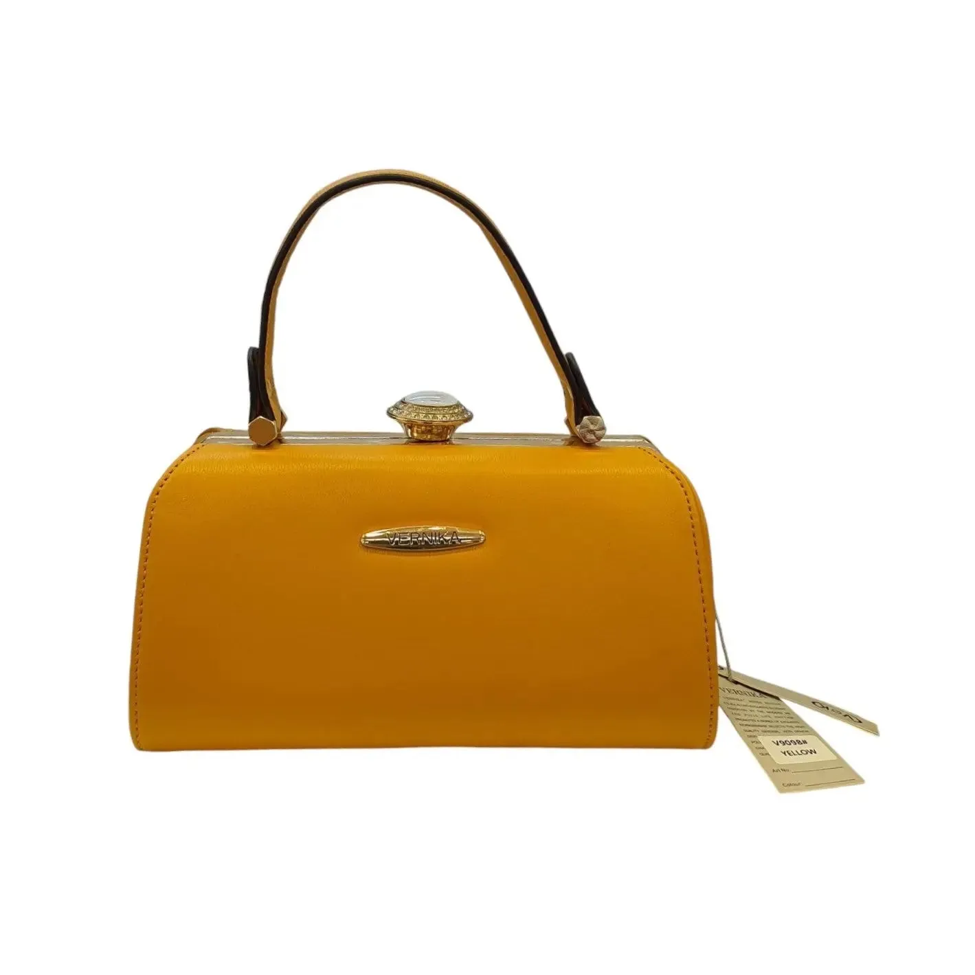 Vernika Vintage Clasp Closure Mini Handbag