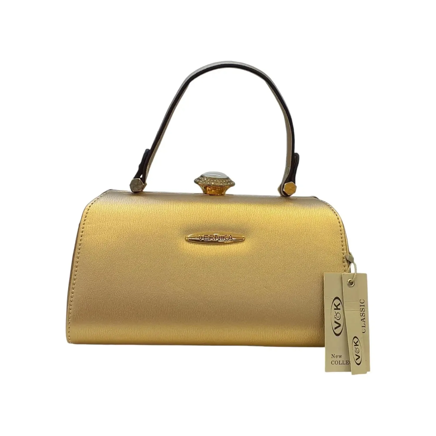 Vernika Vintage Clasp Closure Mini Handbag