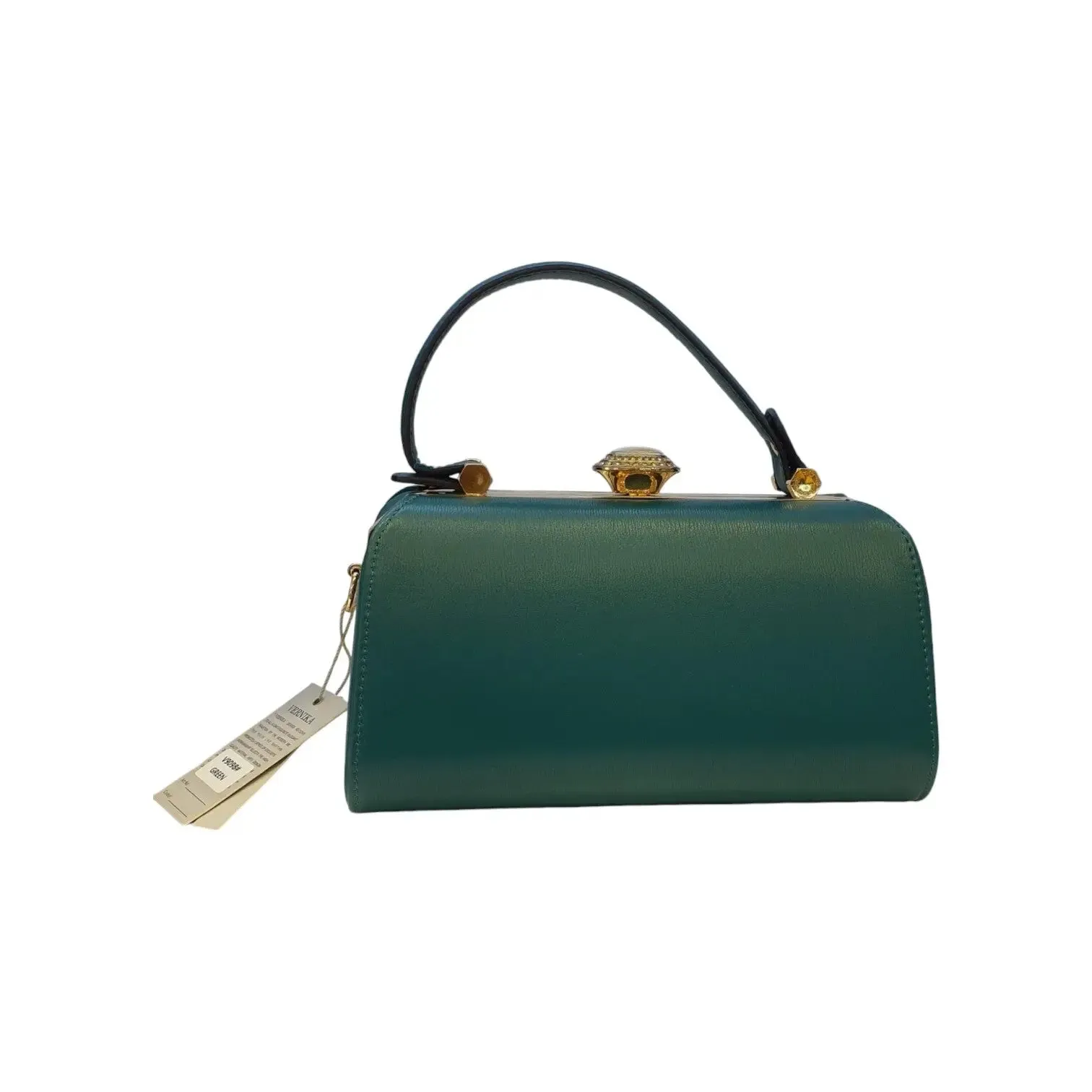 Vernika Vintage Clasp Closure Mini Handbag