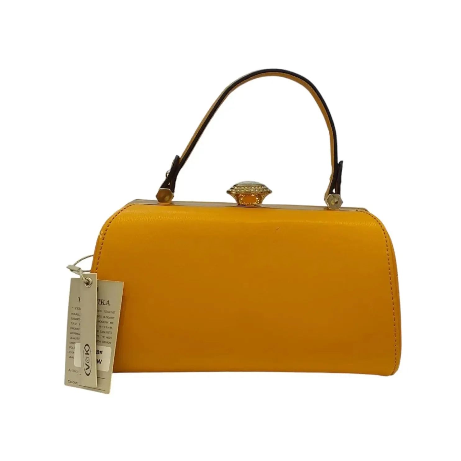 Vernika Vintage Clasp Closure Mini Handbag