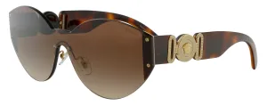 Versace 0VE2224 53177446 Full Rim Gold Irregular Sunglasses