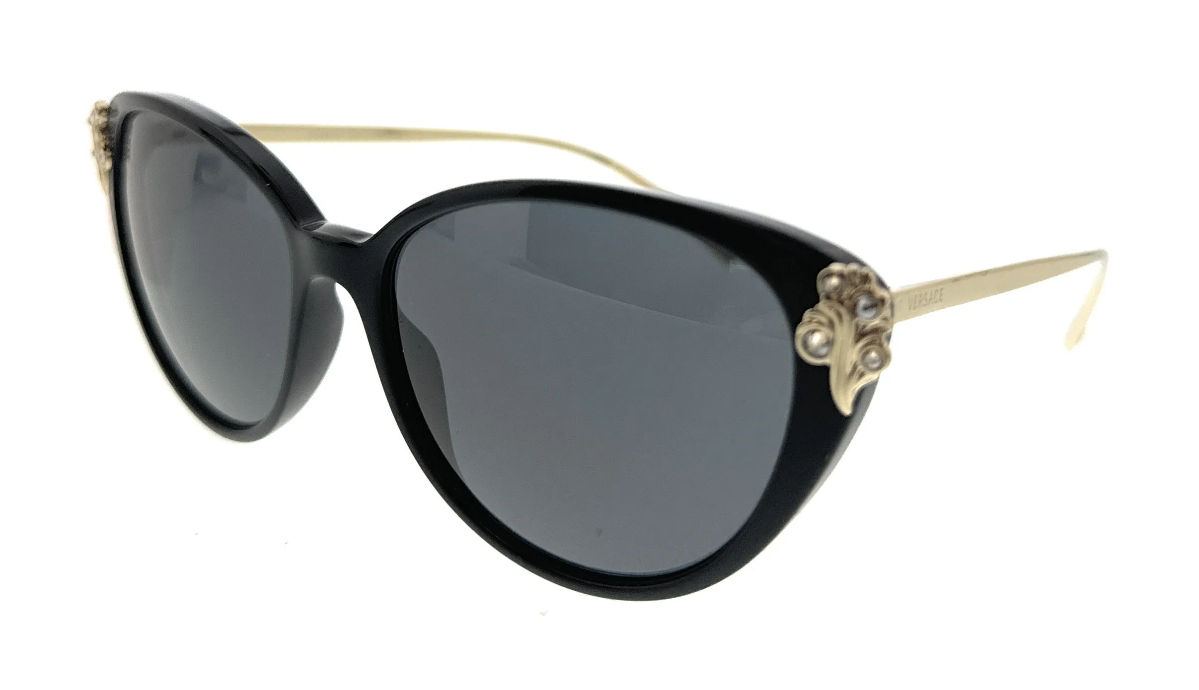 Versace 0VE4351B GB1/87 Black Cateye Sunglasses