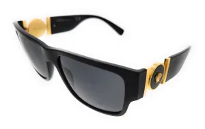Versace 0VE4369 GB1/87 Black Rectangular Sunglasses