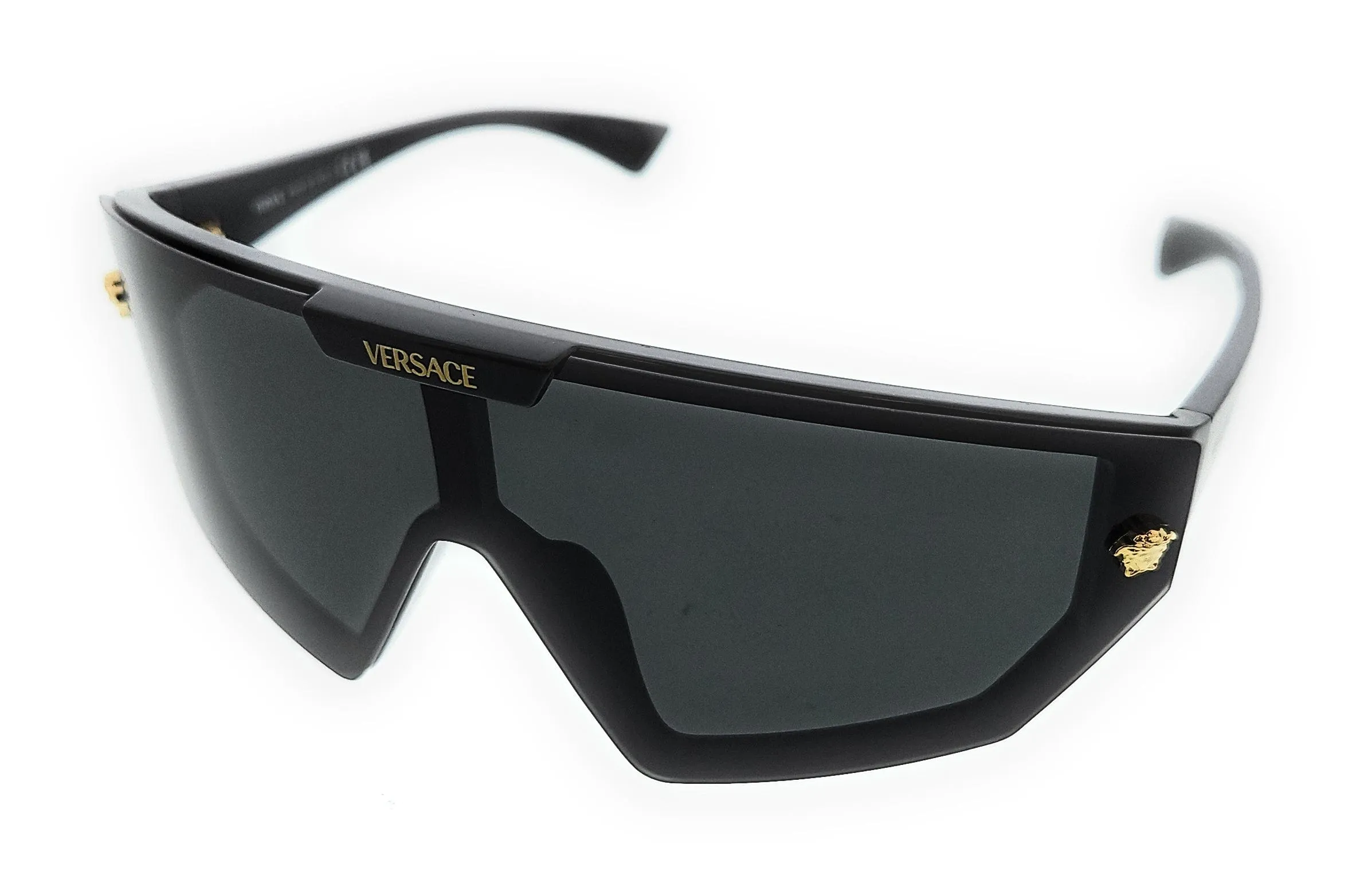 Versace 0VE4461 GB1/87 Black Shield Sunglasses