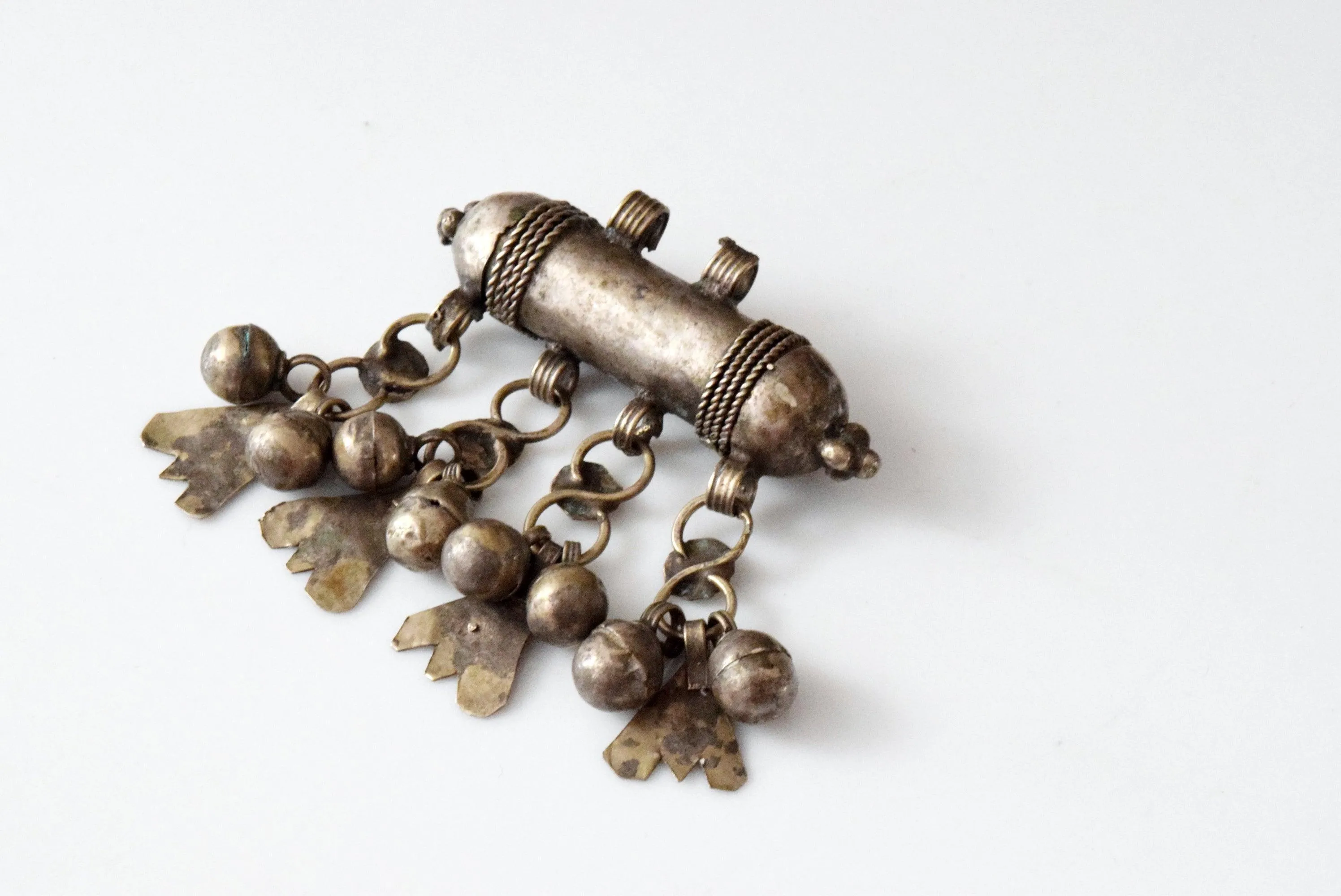 Vintage Small Silver Bedouin Pendant