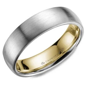 WB-039C6W 14KT White w/ Yellow Lining